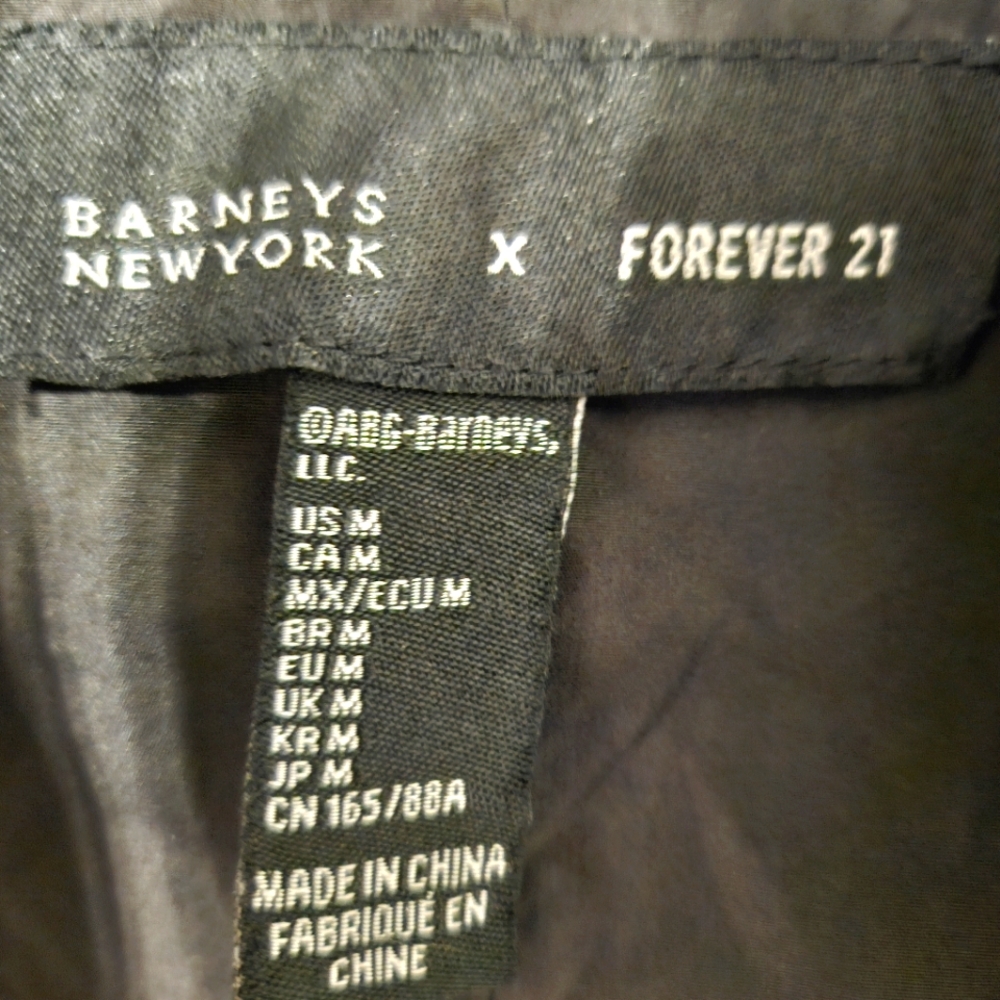 Barney's New York, Forever 21, Collab, Black Suit
